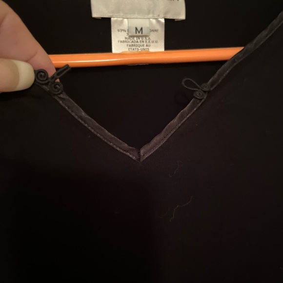 Black Rena Rowan top. Medium - Picture 3 of 6